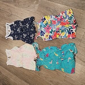Bundle of 4 Short Rompers
